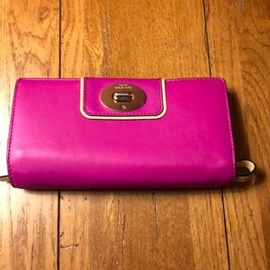Kate Spade ♠️ hot pink wallet